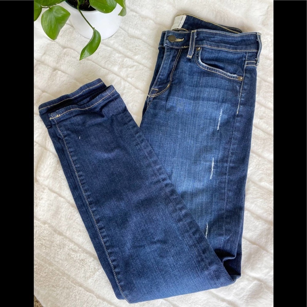 Rich & Skinny Distressed Skinny Jeans Size 26